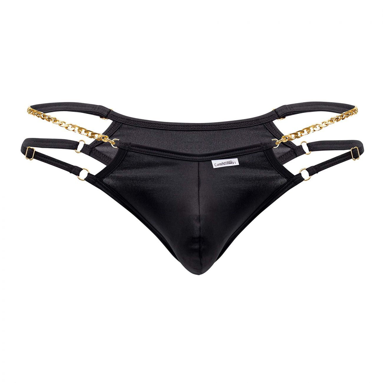CandyMan 99605 Chain Thongs Black