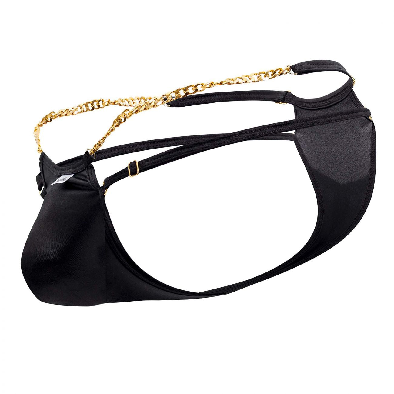 CandyMan 99605 Chain Thongs Black