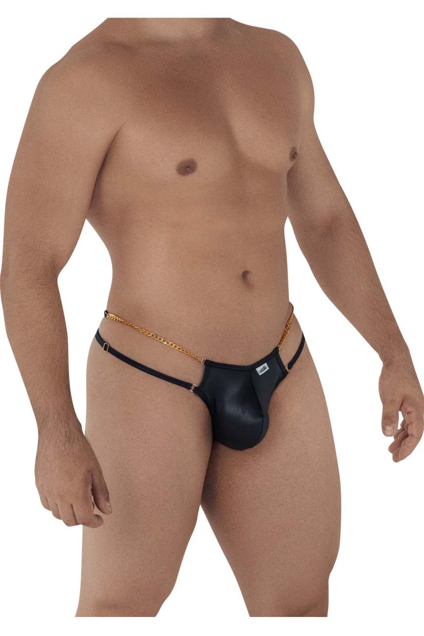 CandyMan 99605 Chain Thongs Black