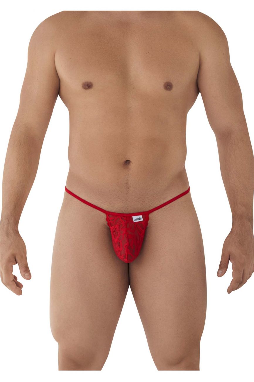 CandyMan 99606 Bow Jockstrap Red