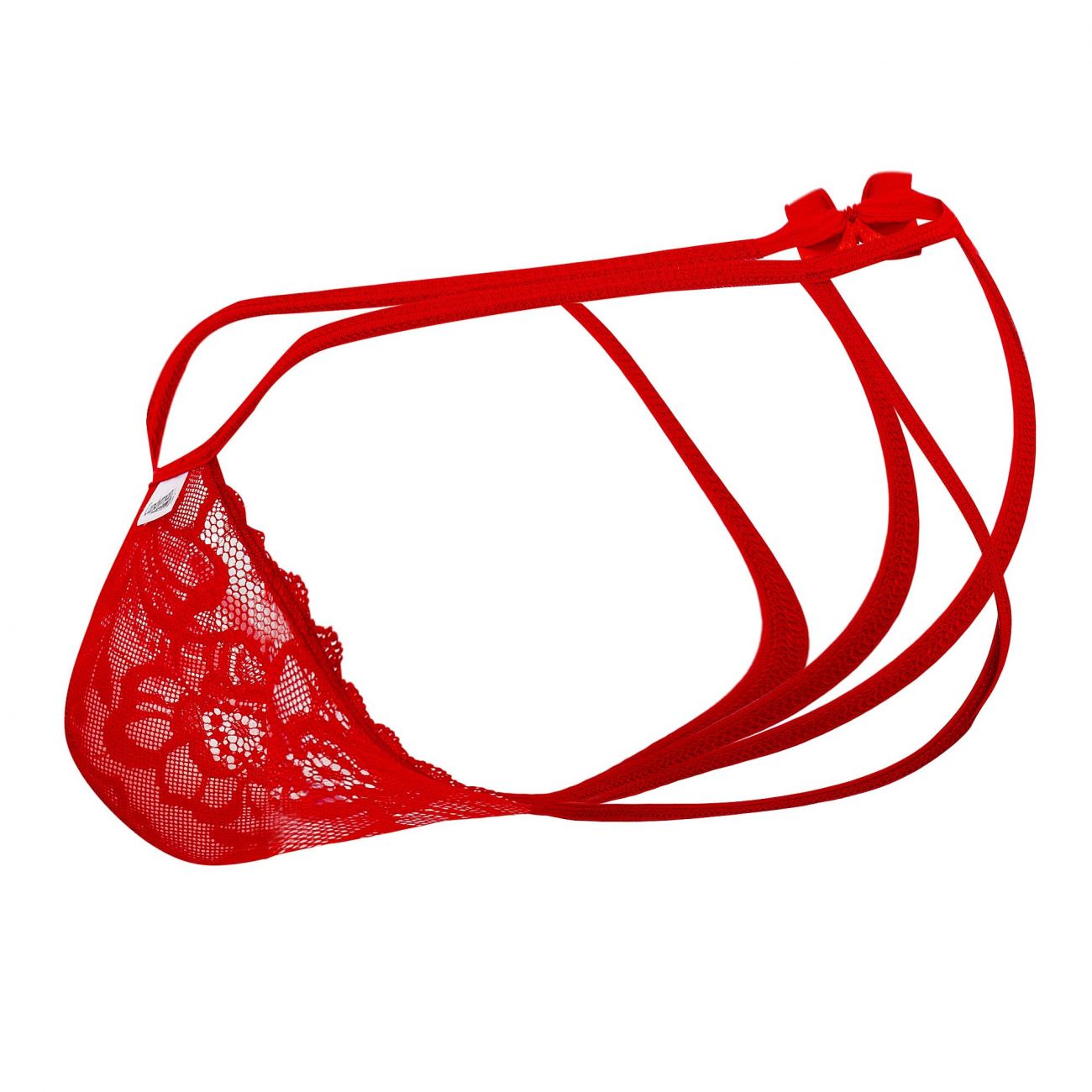 CandyMan 99606 Bow Jockstrap Red