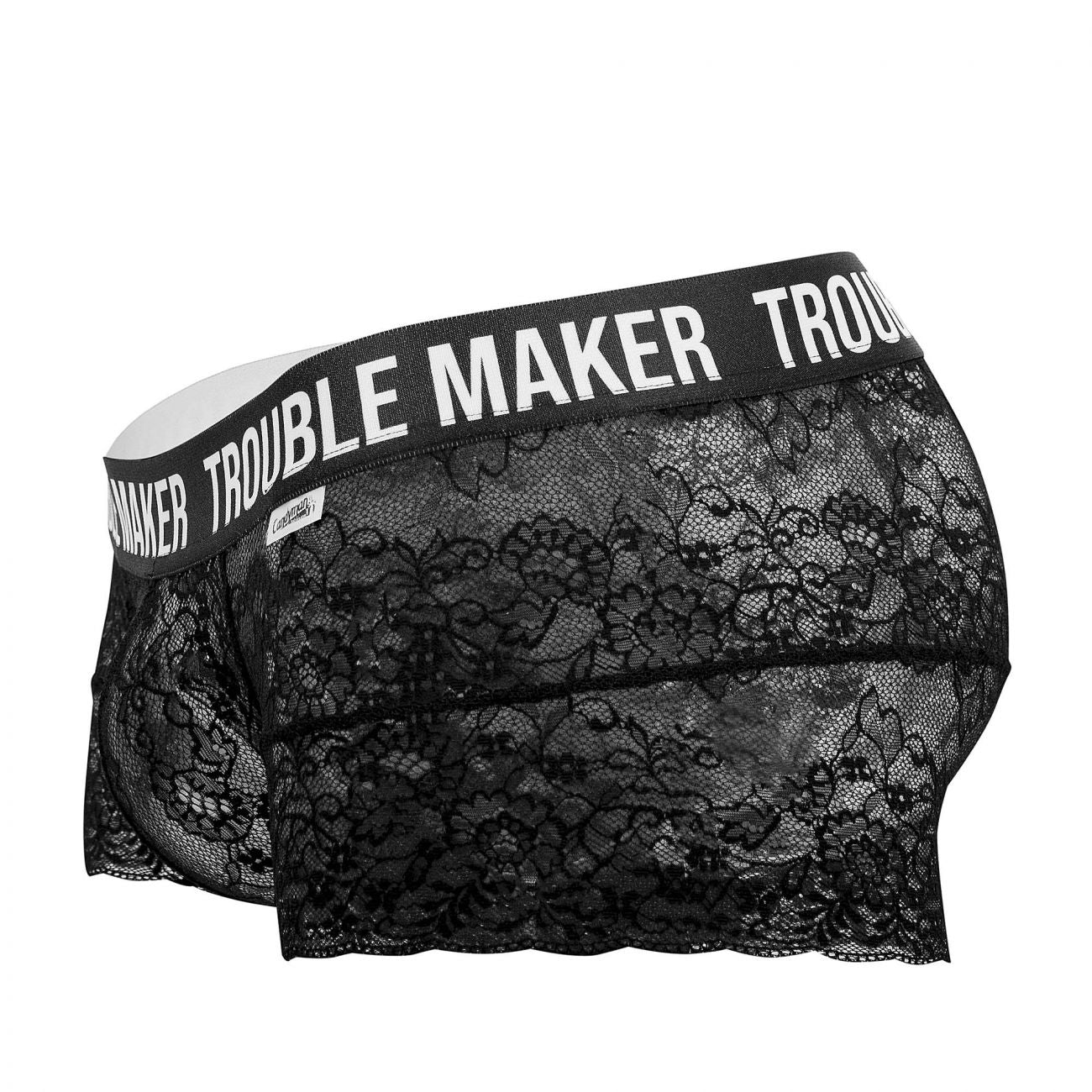 CandyMan 99616 Trouble Maker Lace Trunks Black