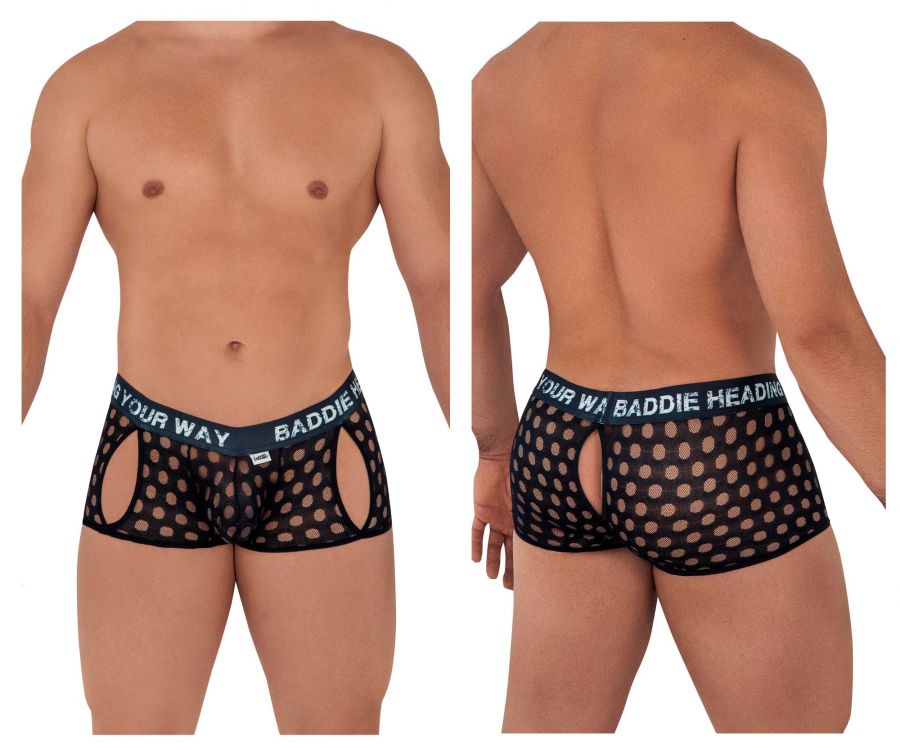 CandyMan 99620 Baddie Heading Your Way Boxer Brief Trunks Black