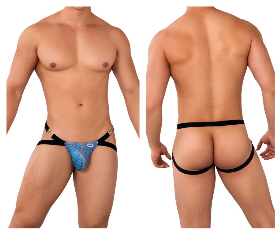 CandyMan 99638 Denim Jockstrap Blue