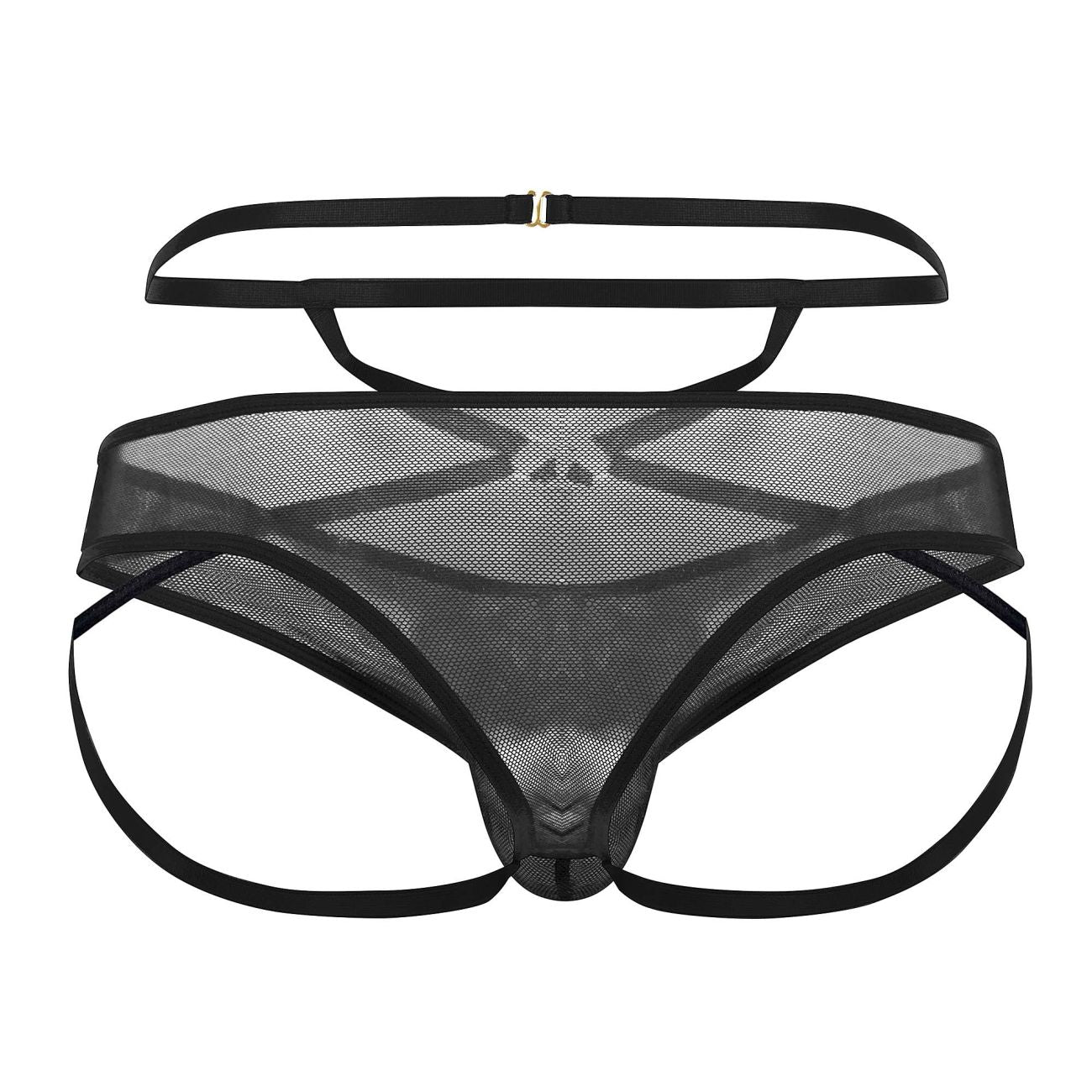 CandyMan 99640 Mesh Thongs Black