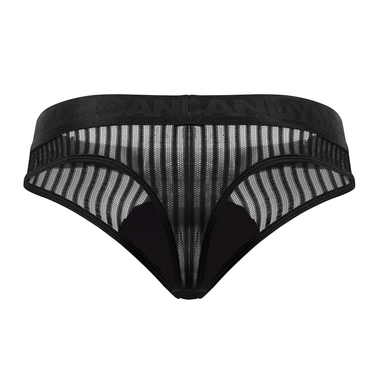 CandyMan 99642 Mesh Thongs Black