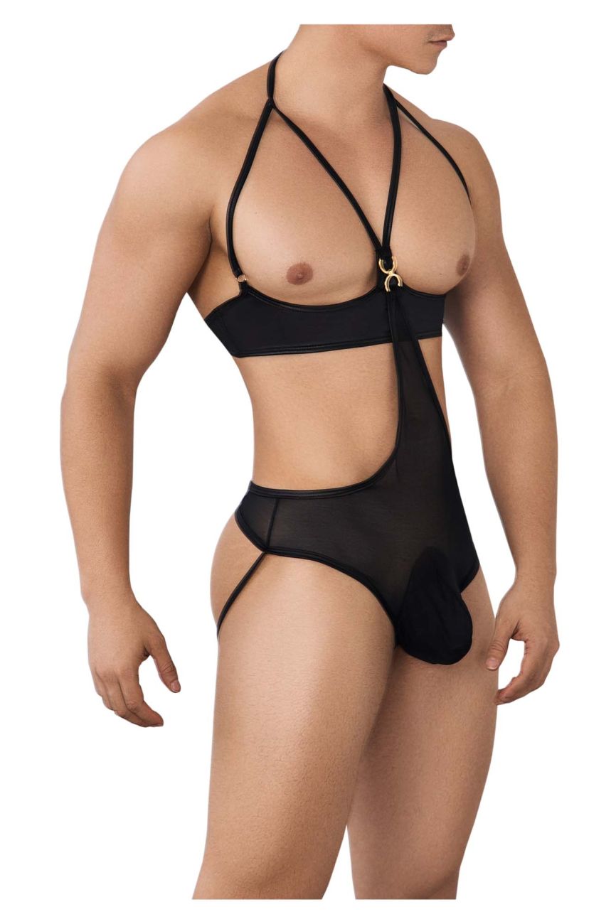 CandyMan 99653 Mesh Bodysuit Black