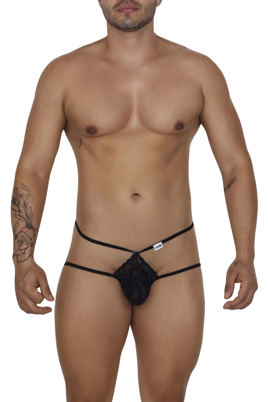 CandyMan 99668 Jock Thongs Black