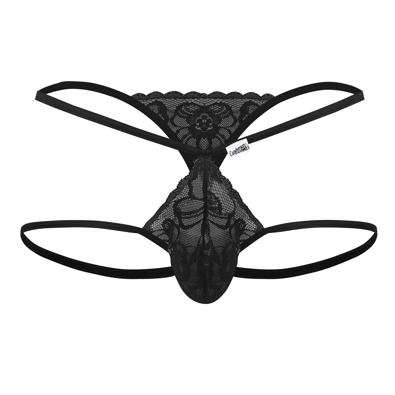 CandyMan 99668 Jock Thongs Black