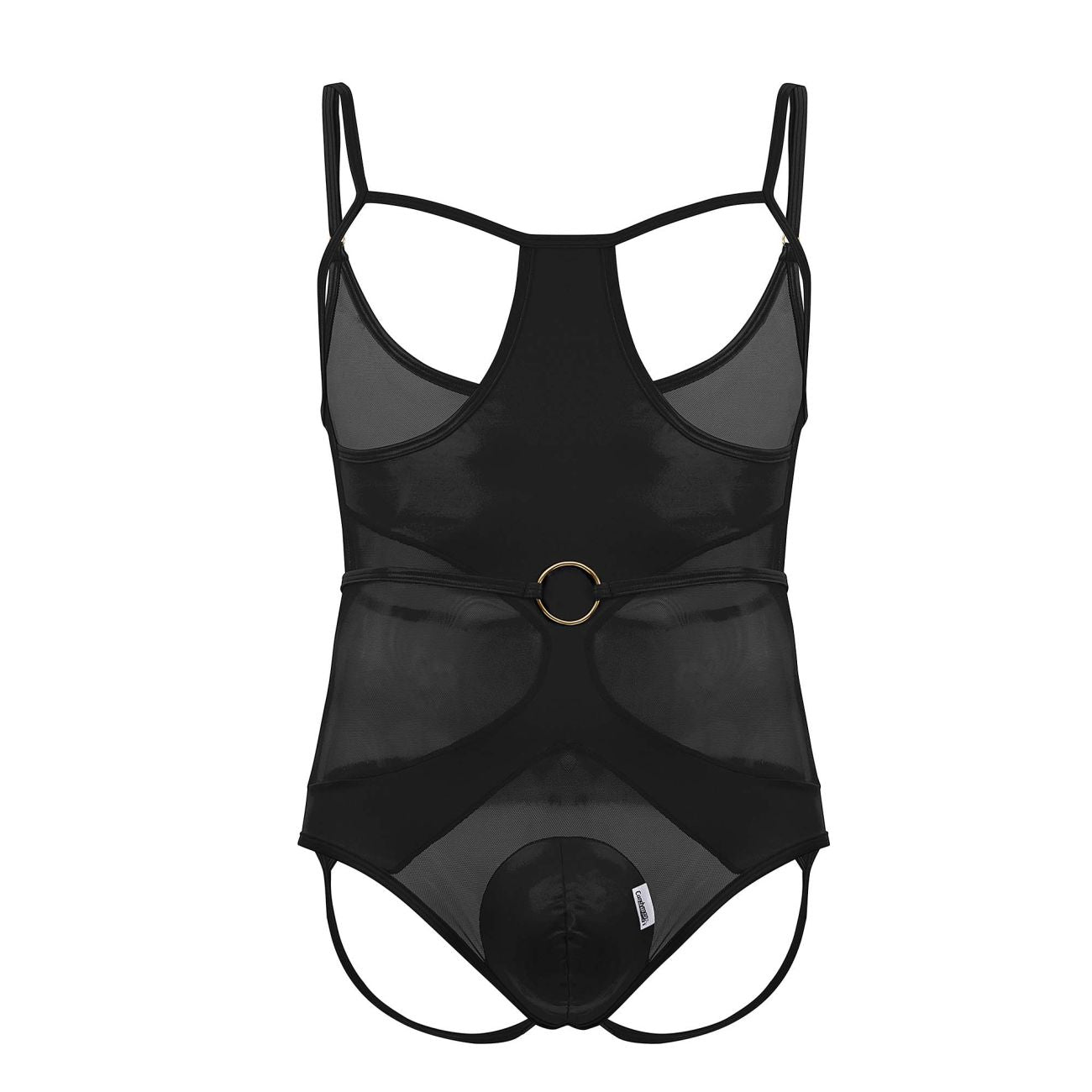 CandyMan 99670 Harness Bodysuit Black