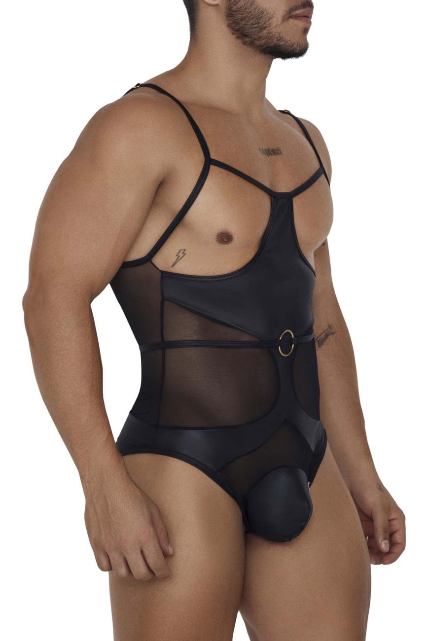 CandyMan 99670 Harness Bodysuit Black