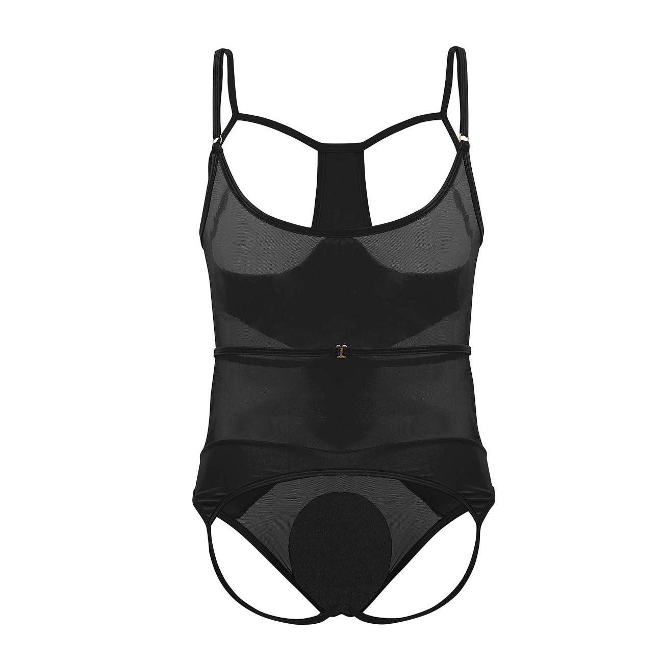 CandyMan 99670 Harness Bodysuit Black