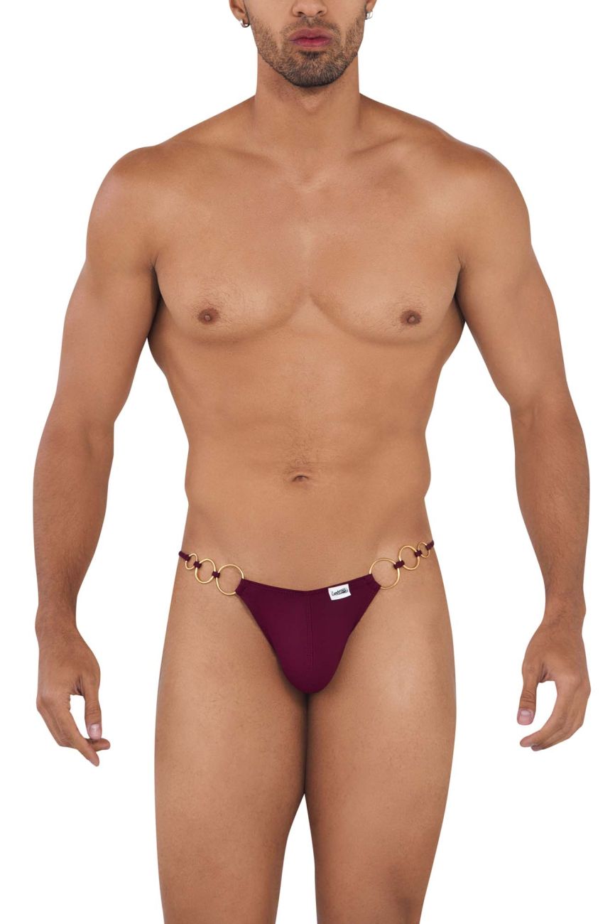 CandyMan 99710 Holes in One Bikini Burgundy