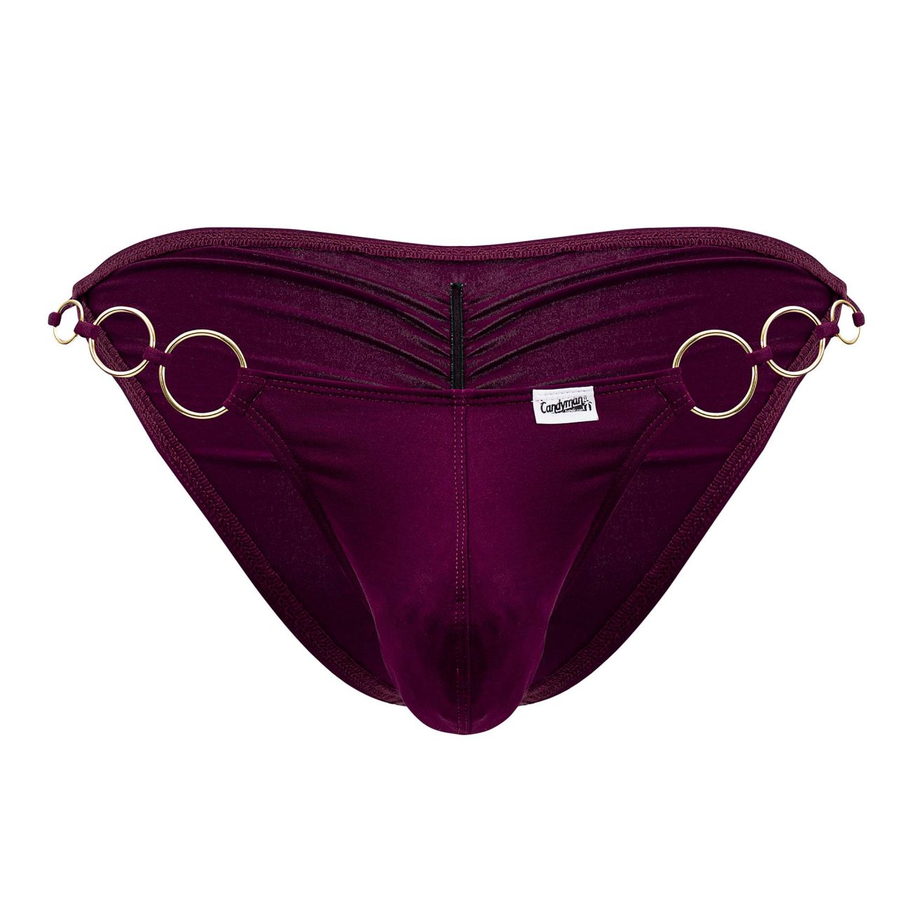 CandyMan 99710 Holes in One Bikini Burgundy