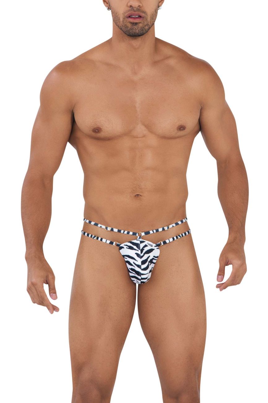 CandyMan 99712 Safari Thongs Zebra Print