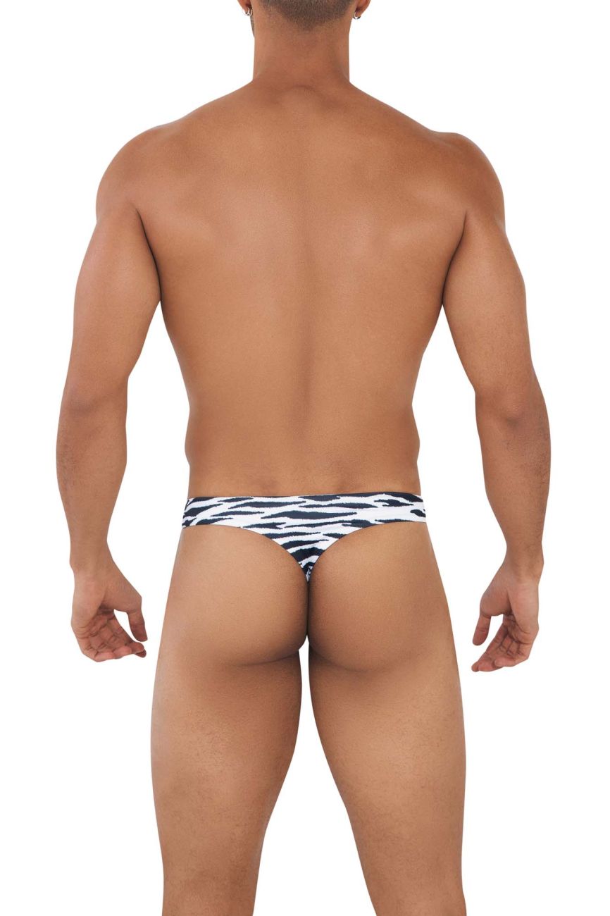 CandyMan 99712 Safari Thongs Zebra Print