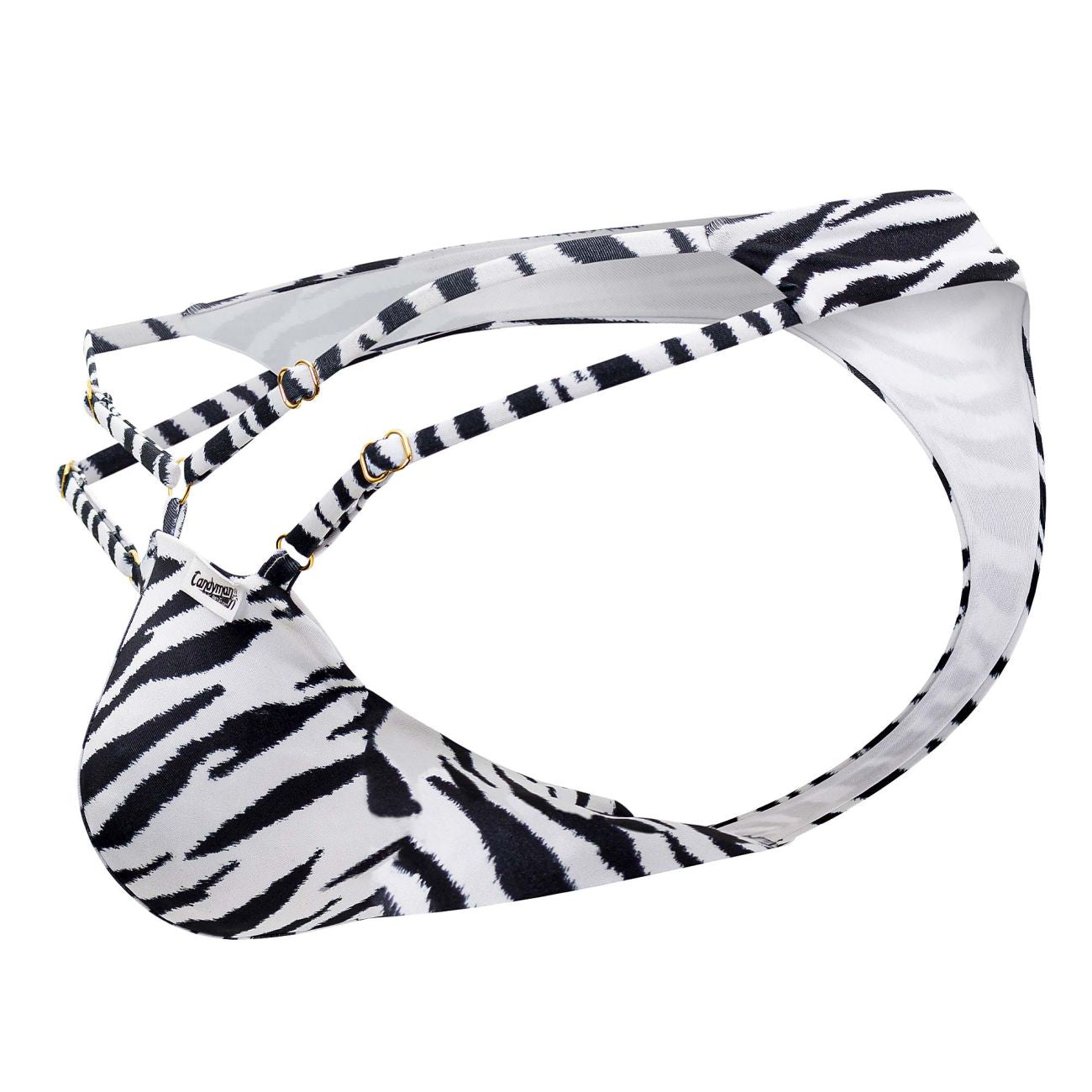 CandyMan 99712 Safari Thongs Zebra Print