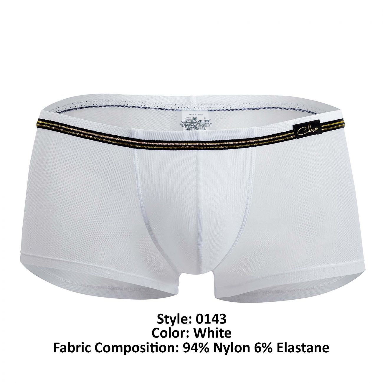 Clever 0143 Deep Latin Trunks White