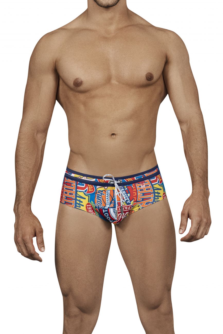 Clever 0162 Way Swim Briefs Color Red