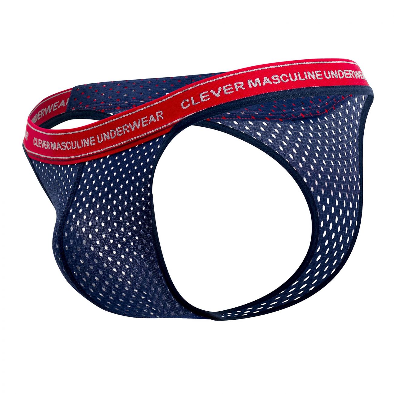 Clever 0201 Attitude Mesh Thongs Dark Blue