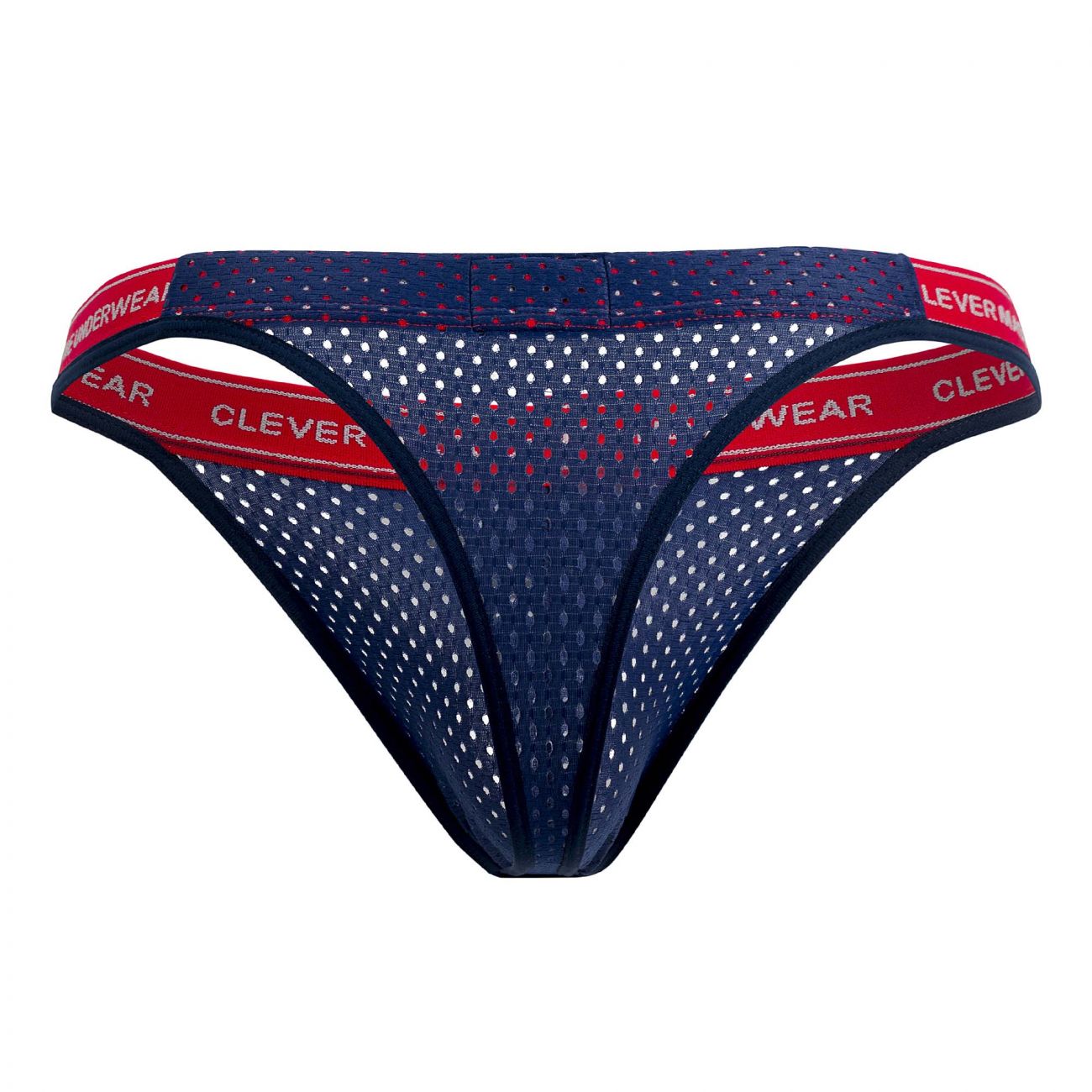 Clever 0201 Attitude Mesh Thongs Dark Blue