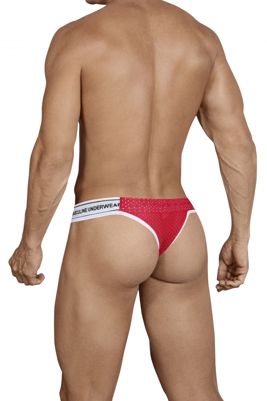 Clever 0201 Attitude Mesh Thongs Red