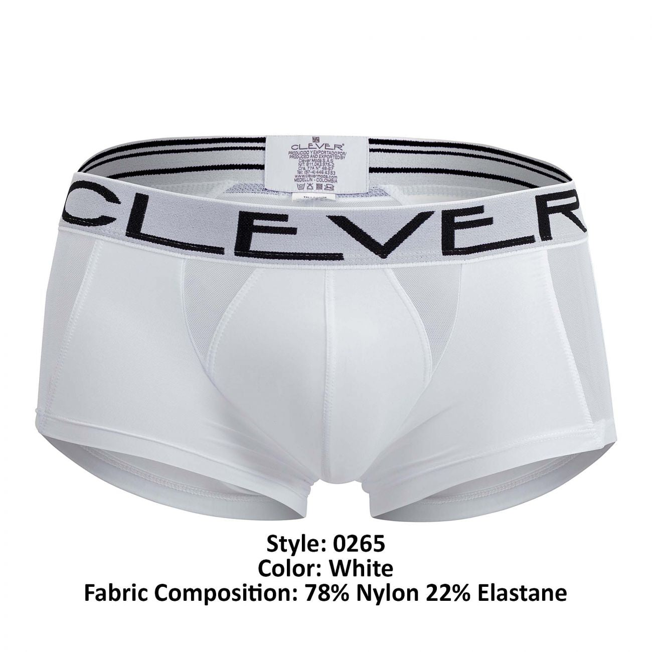 Clever 0265 Private Latin Trunks White
