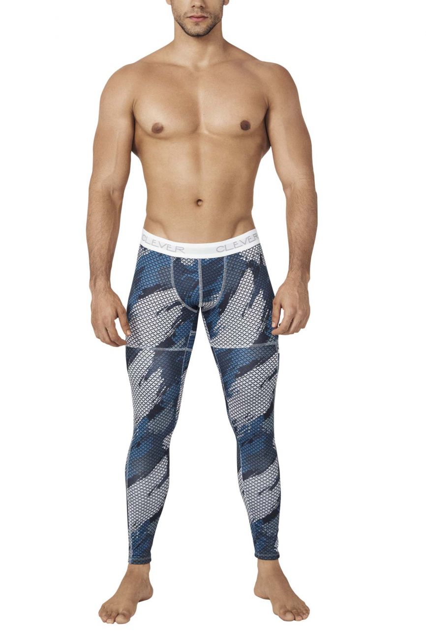 Clever 0279 Enigmatic Athletic Pants Dark Blue