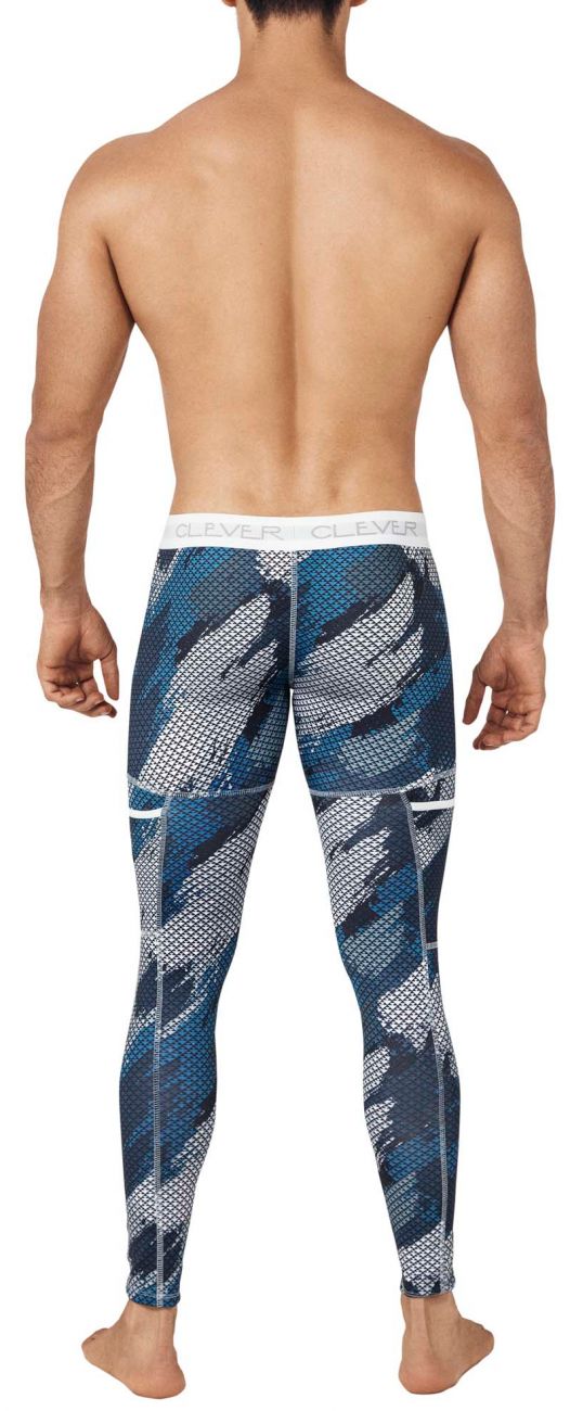 Clever 0279 Enigmatic Athletic Pants Dark Blue