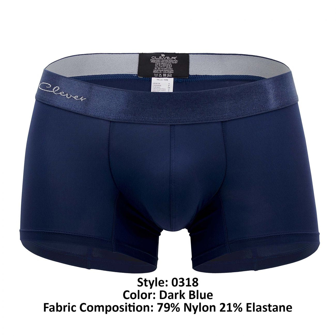 Clever 0318 Astist Athletic Pants Dark Blue