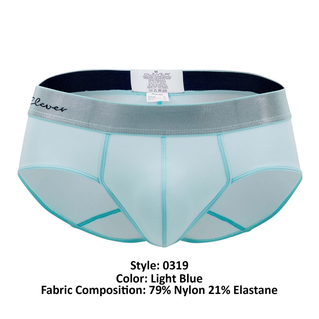 Clever 0319 Eureka Briefs Light Blue