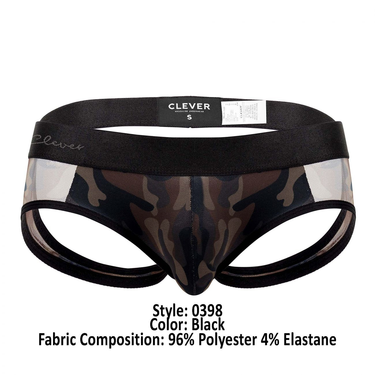 Clever 0398 Honesty Jockstrap Black