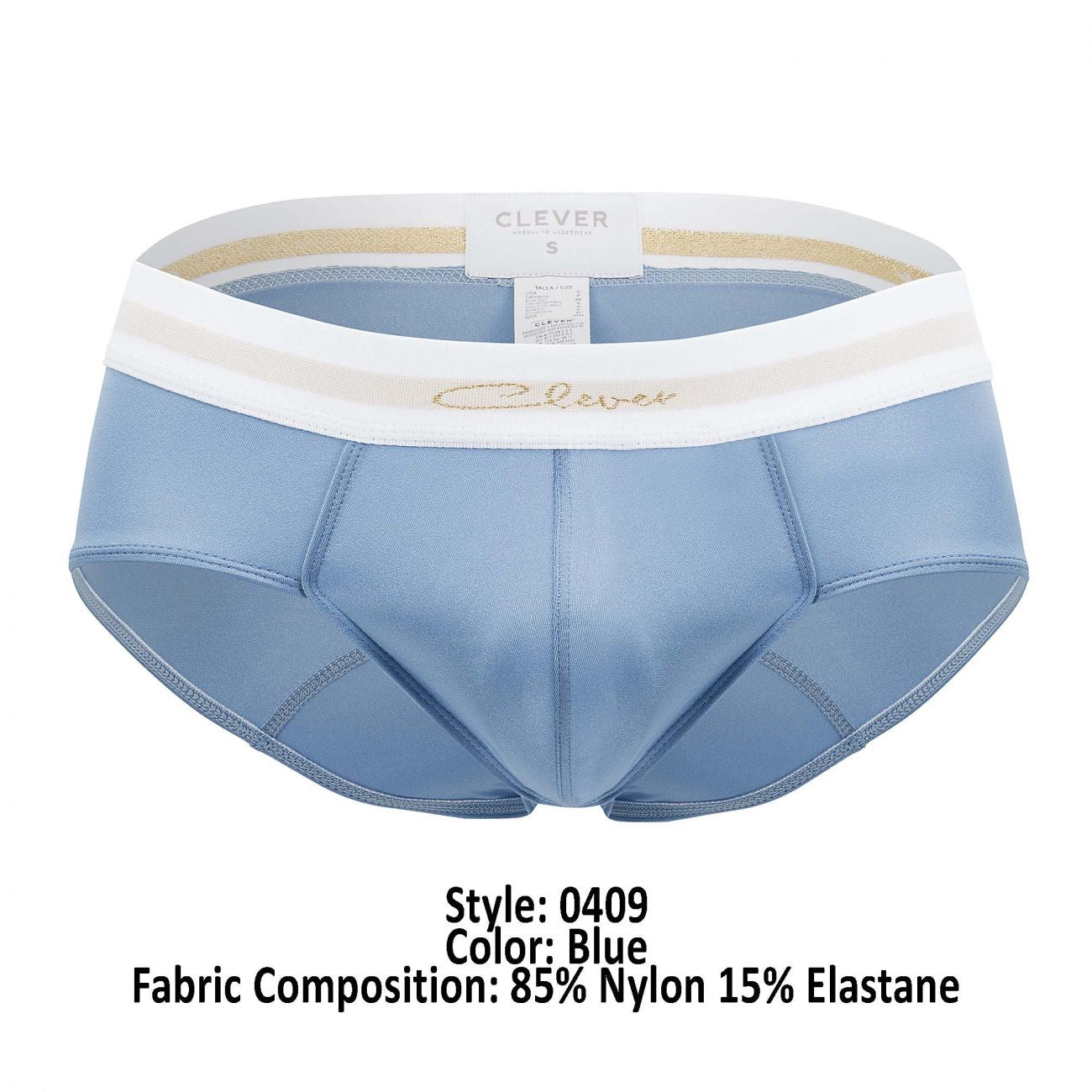 Clever 0409 Yourself Briefs Blue