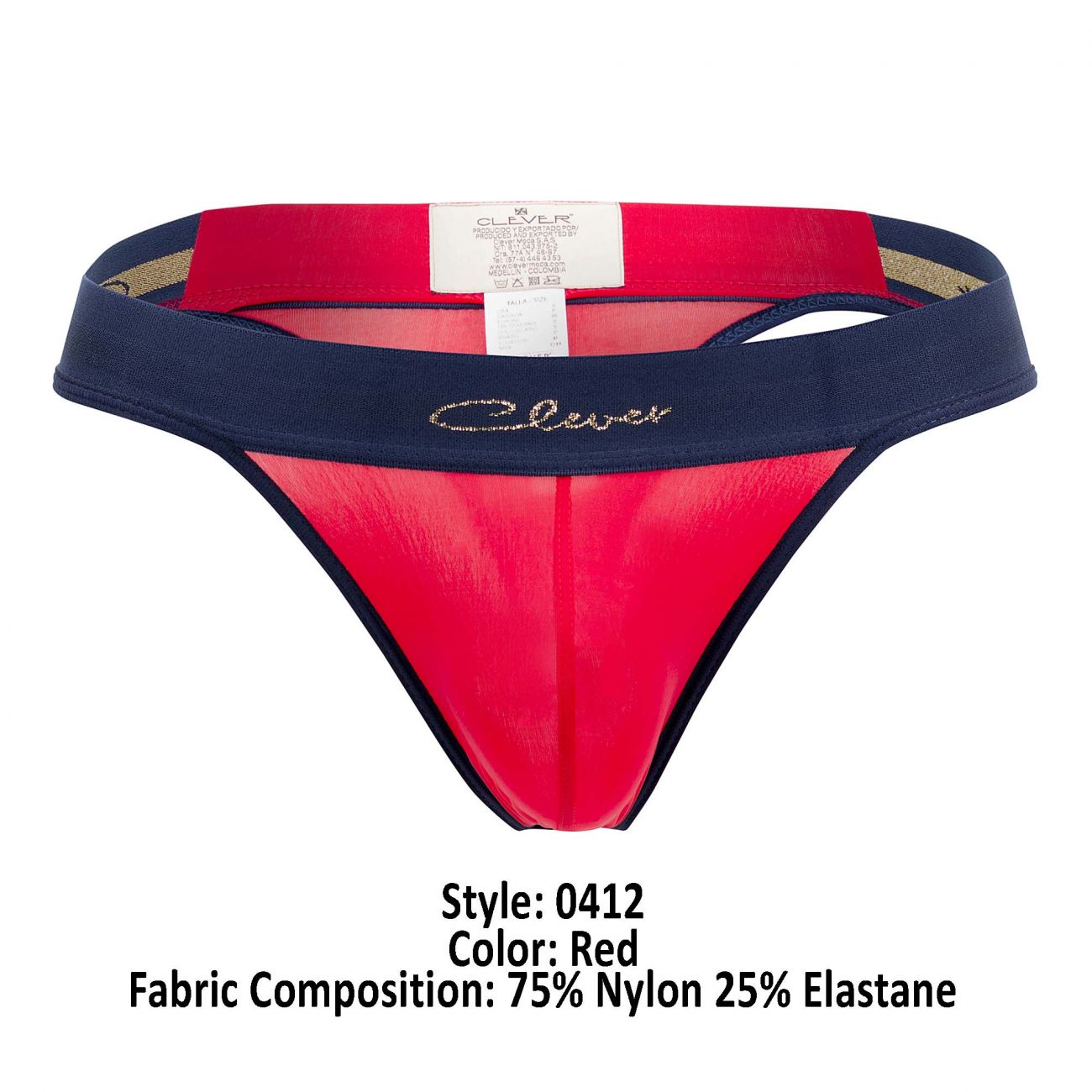 Clever 0412 Me Thongs Red