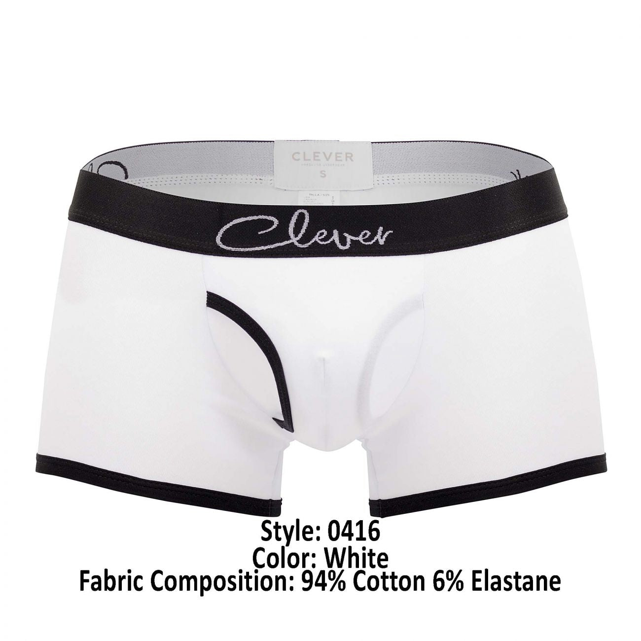 Clever 0416 Goals Trunks White