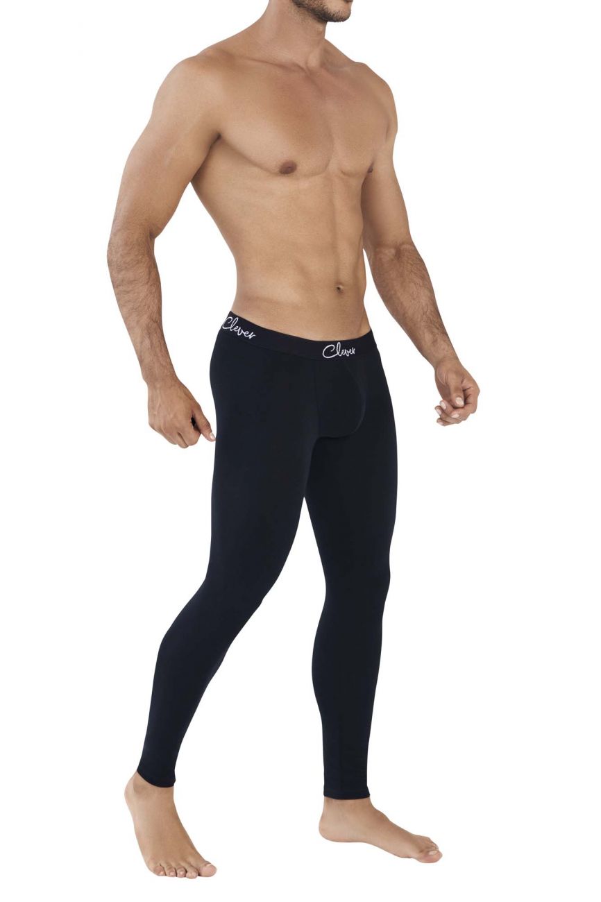 Clever 0422 Cosmos Athletic Pants Black