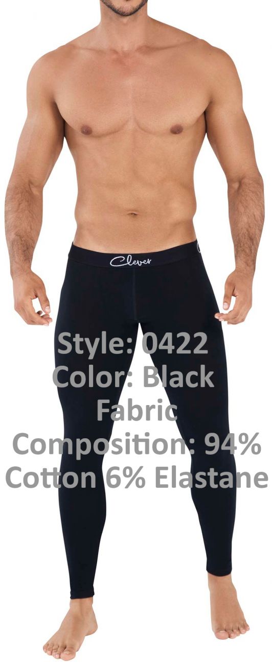 Clever 0422 Cosmos Athletic Pants Black