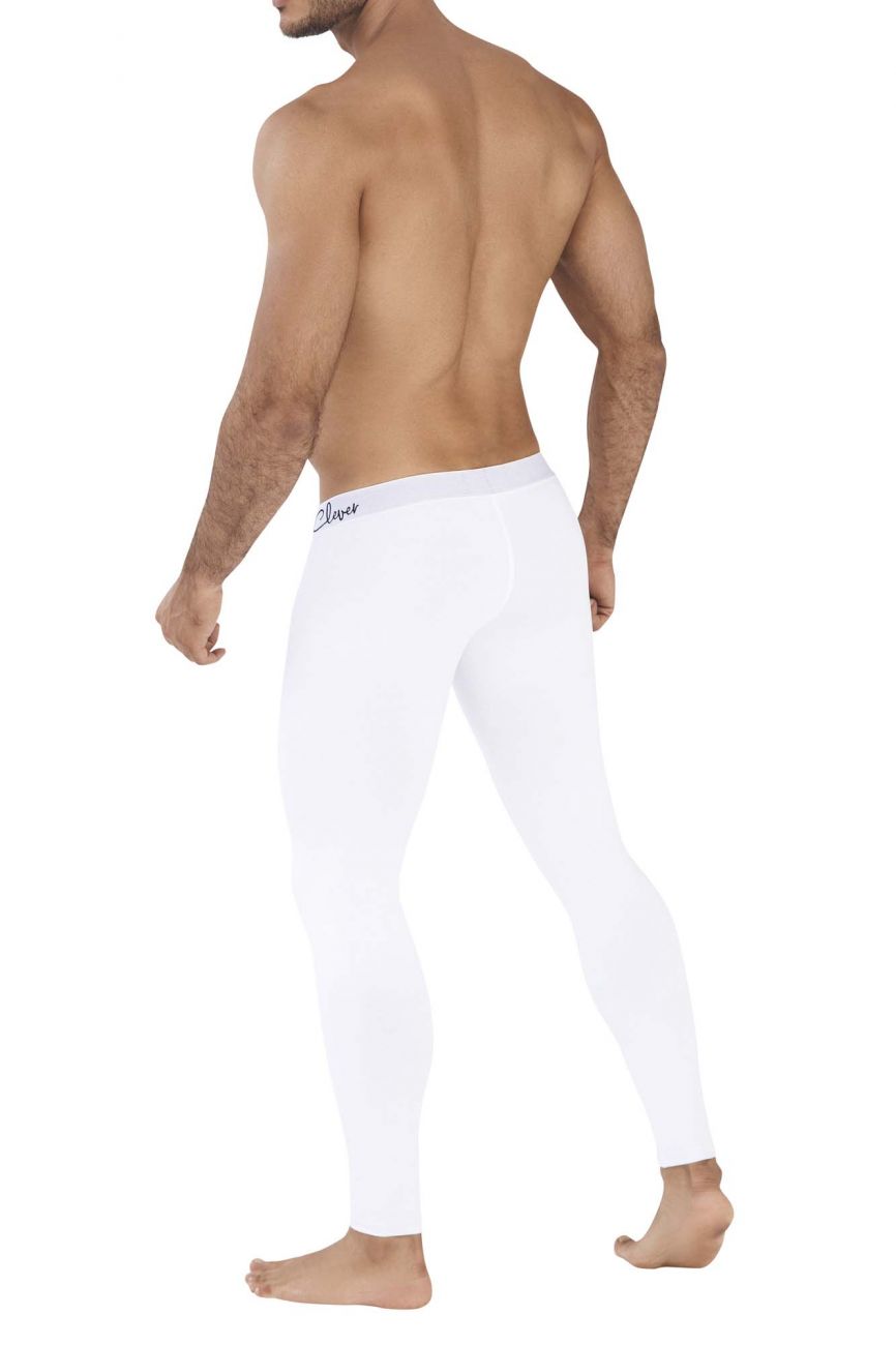 Clever 0422 Cosmos Athletic Pants White