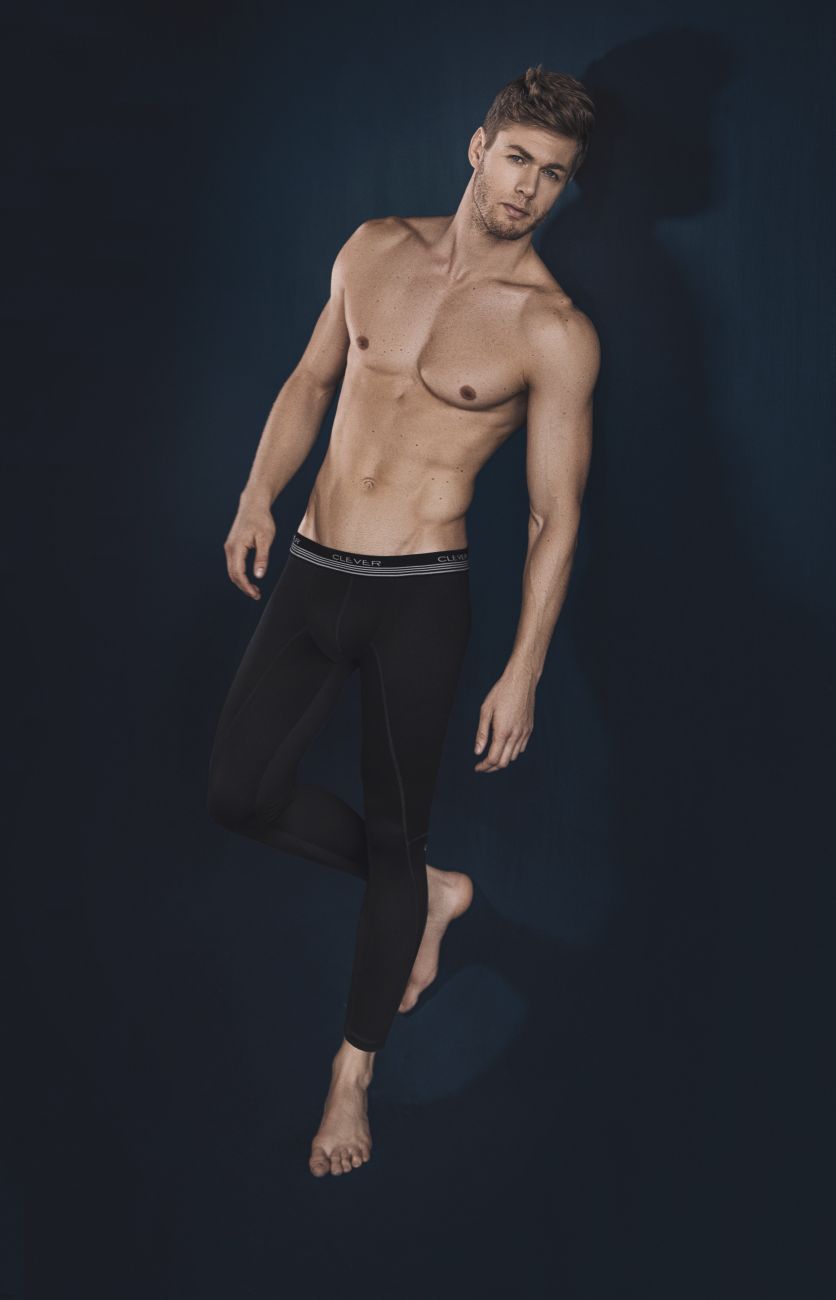 Clever 0423 Reaction Athletic Pants Black