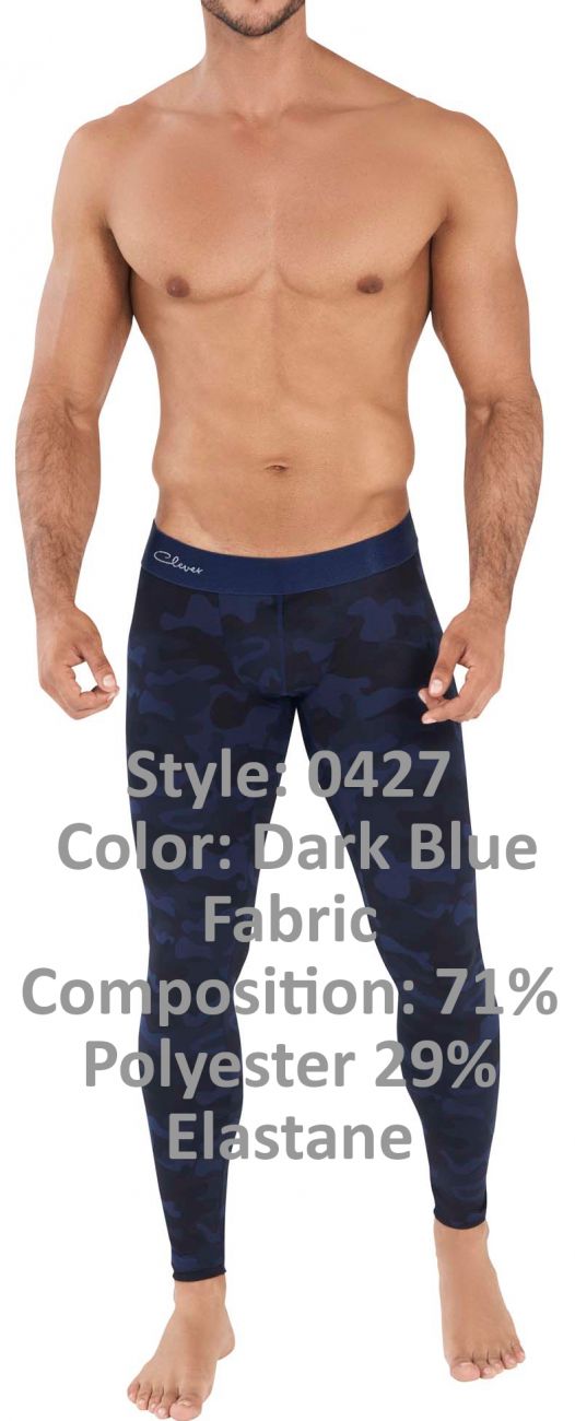 Clever 0427 Action Athletic Pants Dark Blue