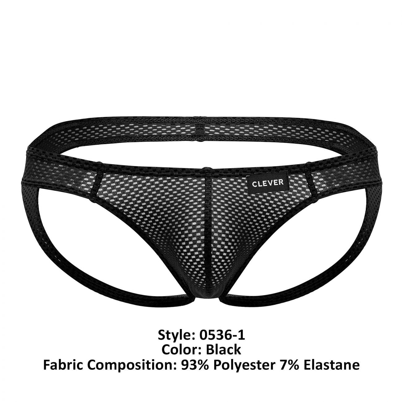 JCSTK - Clever 0536-1 Kroma Jockstrap Black