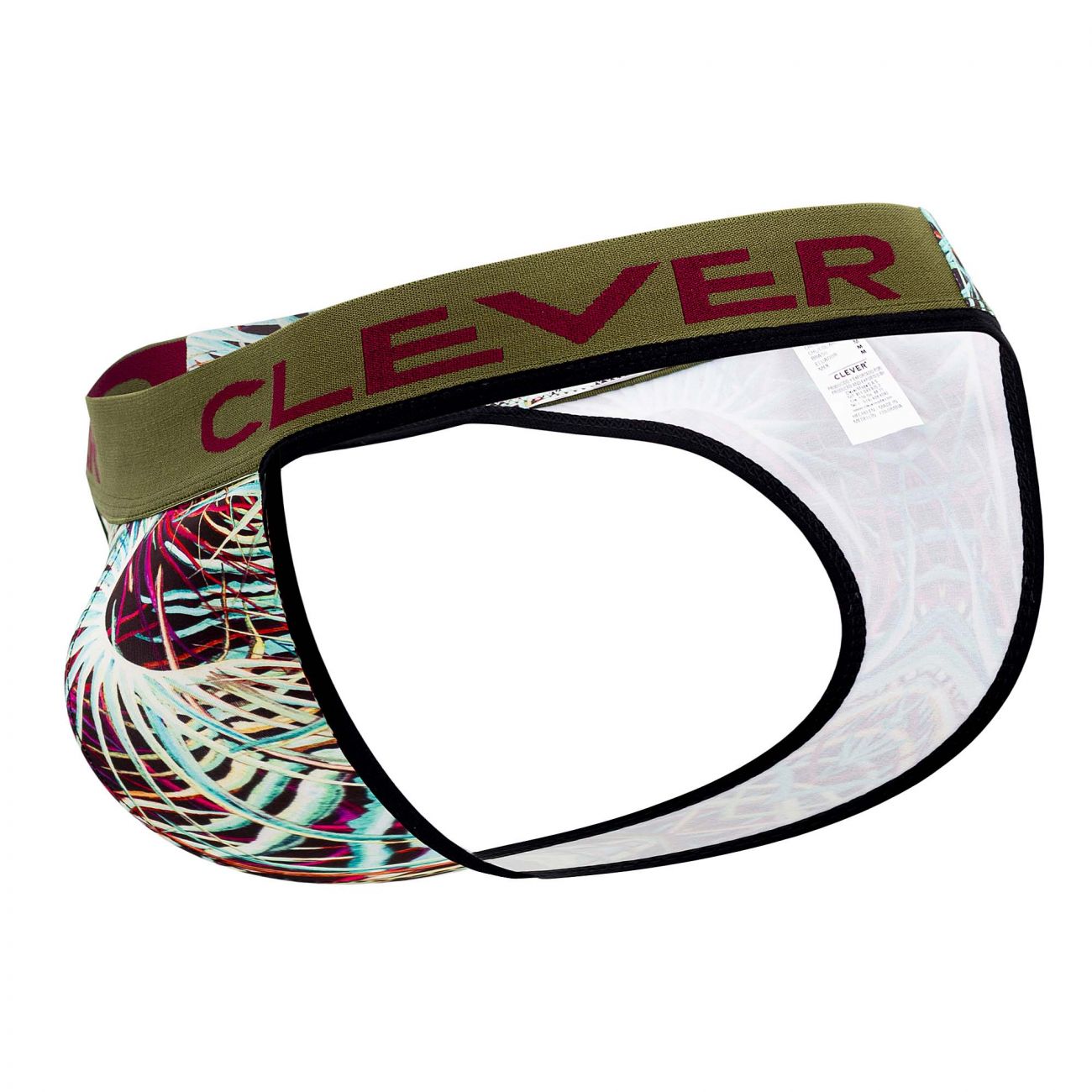 Clever 0541-1 Botanic Thongs Green Multi