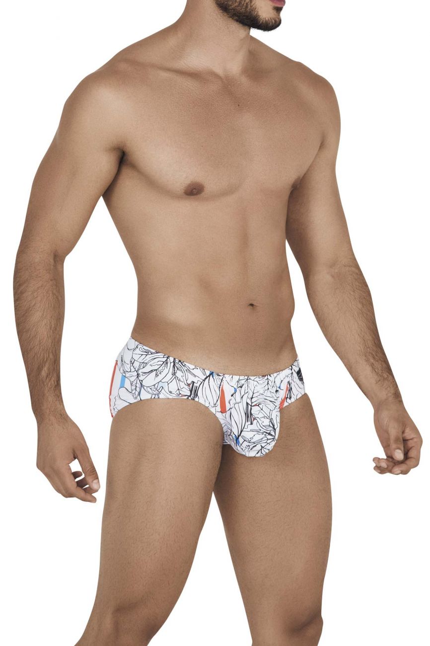 Clever 0546-1 Leaves Briefs White