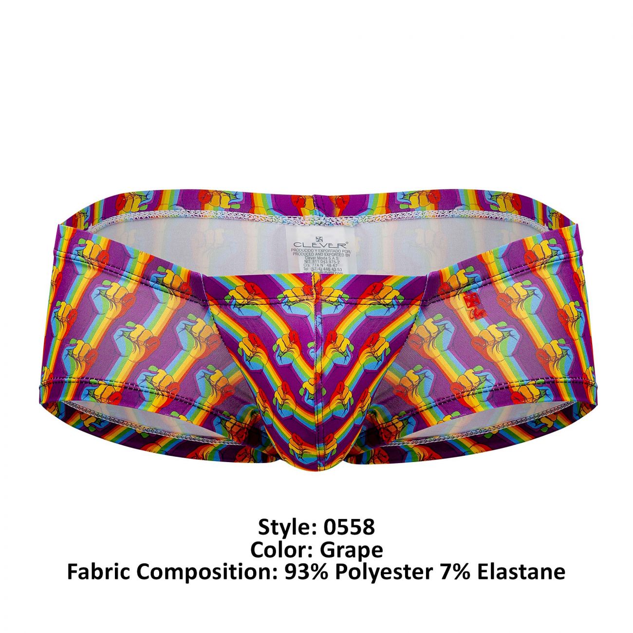 Clever 0558-1 Pride Trunks Rainbow