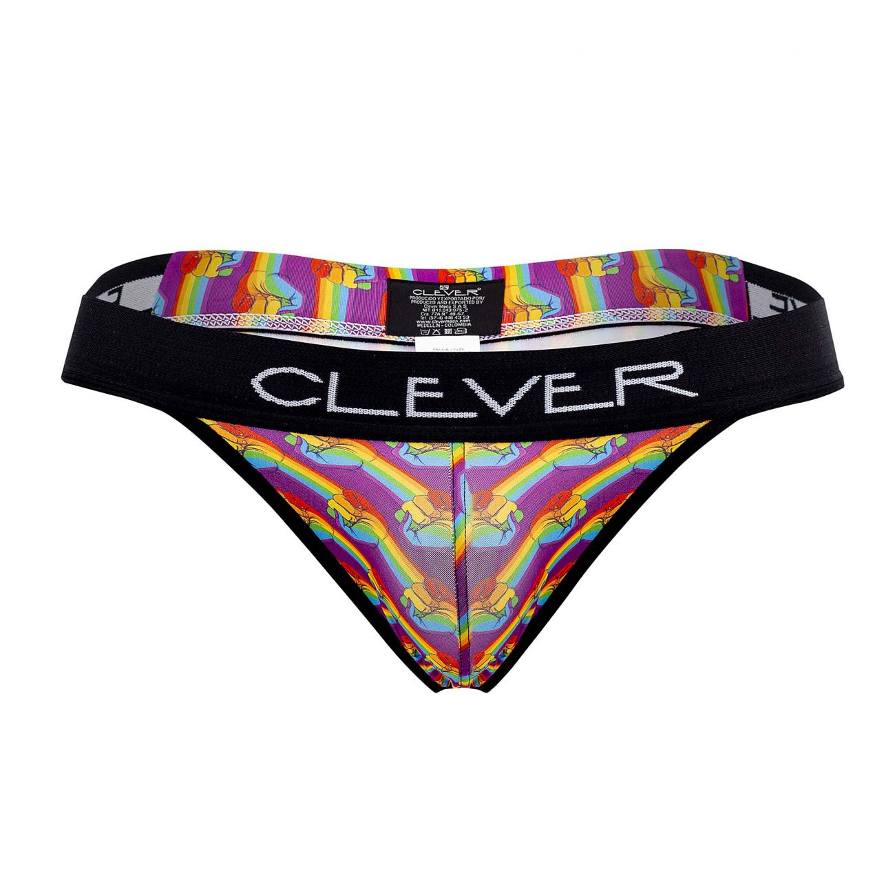 Clever 0560-1 Pride Thongs Rainbow