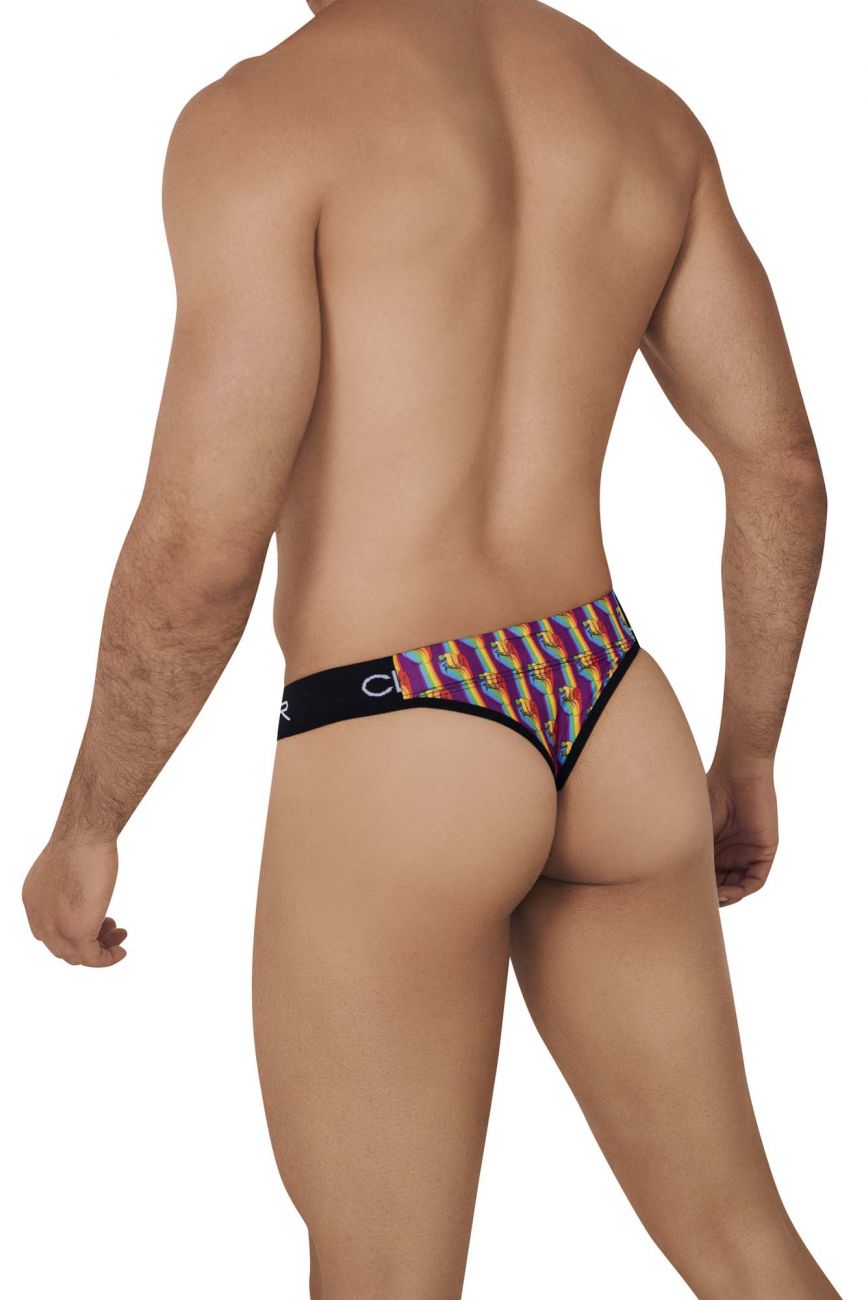 Clever 0560-1 Pride Thongs Rainbow