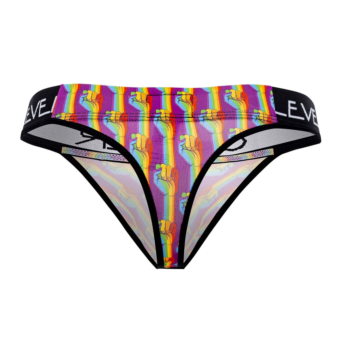 Clever 0560-1 Pride Thongs Rainbow