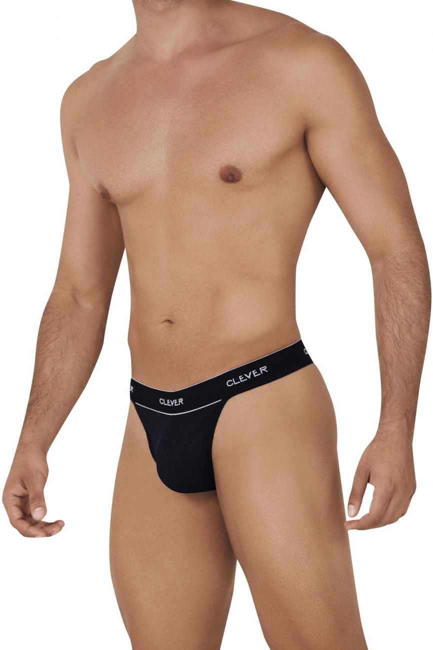 Clever 0569-1 Elements Thongs Black