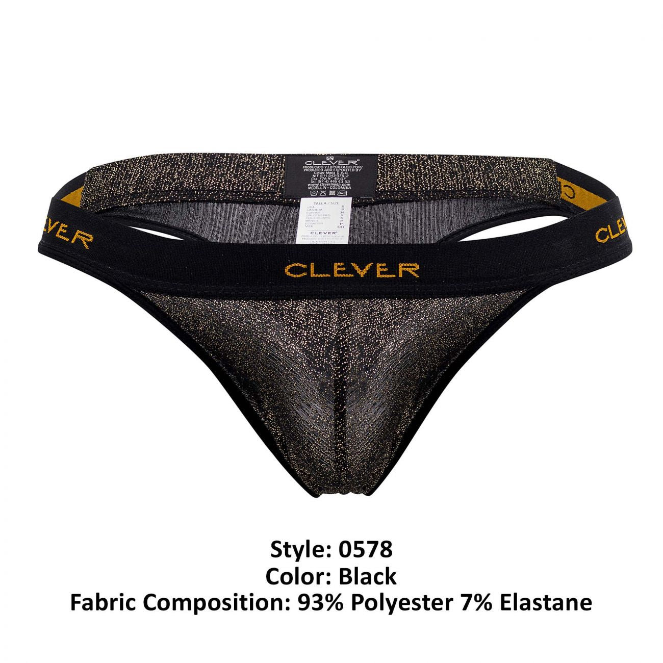 Clever 0578-1 Emotional Thongs Black