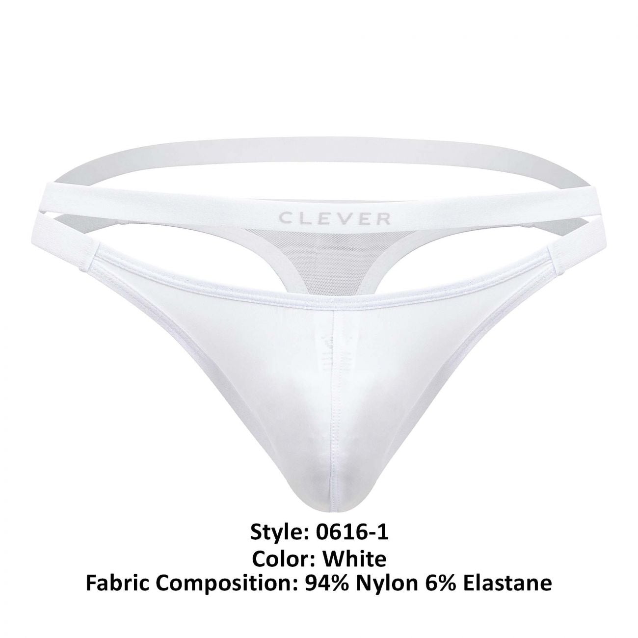 Clever 0616-1 Agleam Thongs White